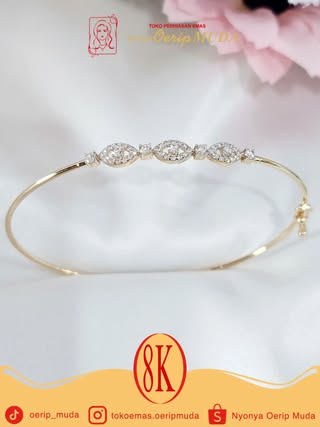 Diamond Look Bangle Collection